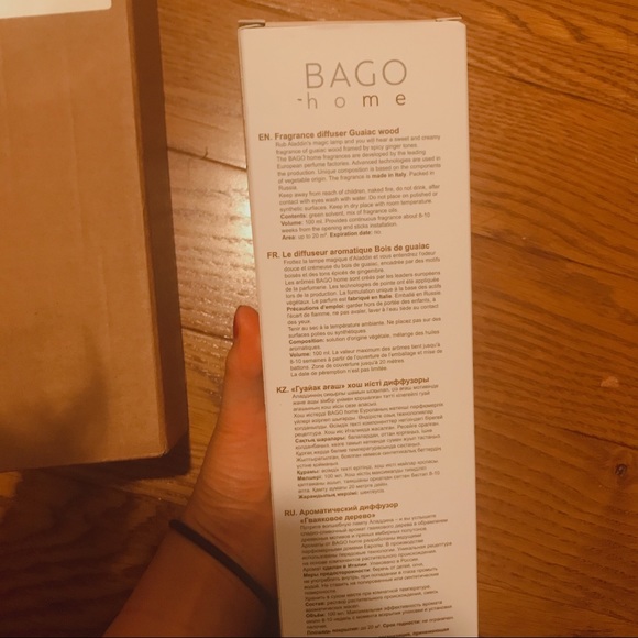 🔮NWT BAGO home Fragrance Oil Reed Diffuser Set - Picture 4 of 4